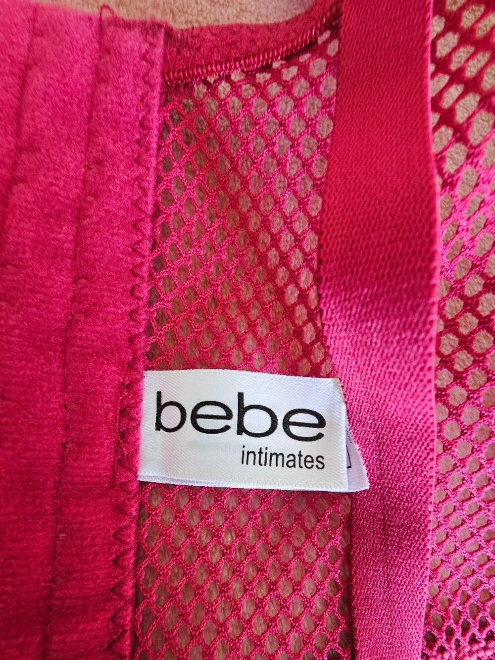 34DD bebe Fuchsia Lace Longline Bra - Picture 16 of 16